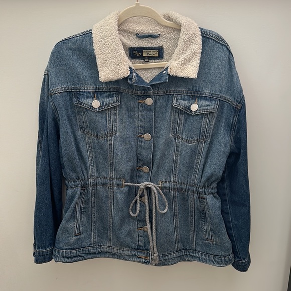 Suzanne Betro Fleece-lined Denim Coat - Picture 4 of 5